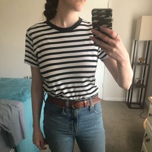 Mott & Bow stripped t-shirt.